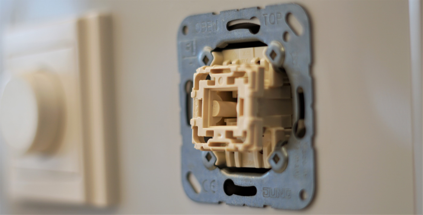 Elektroinstallation bei Renovierung und Erweiterung.